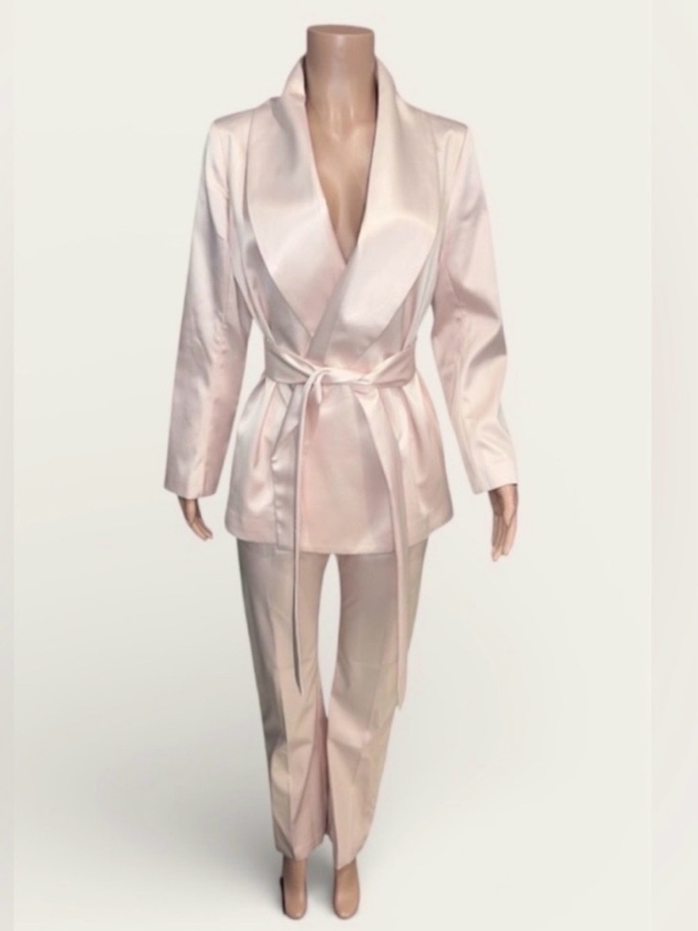 Elegant Cream Pantsuit